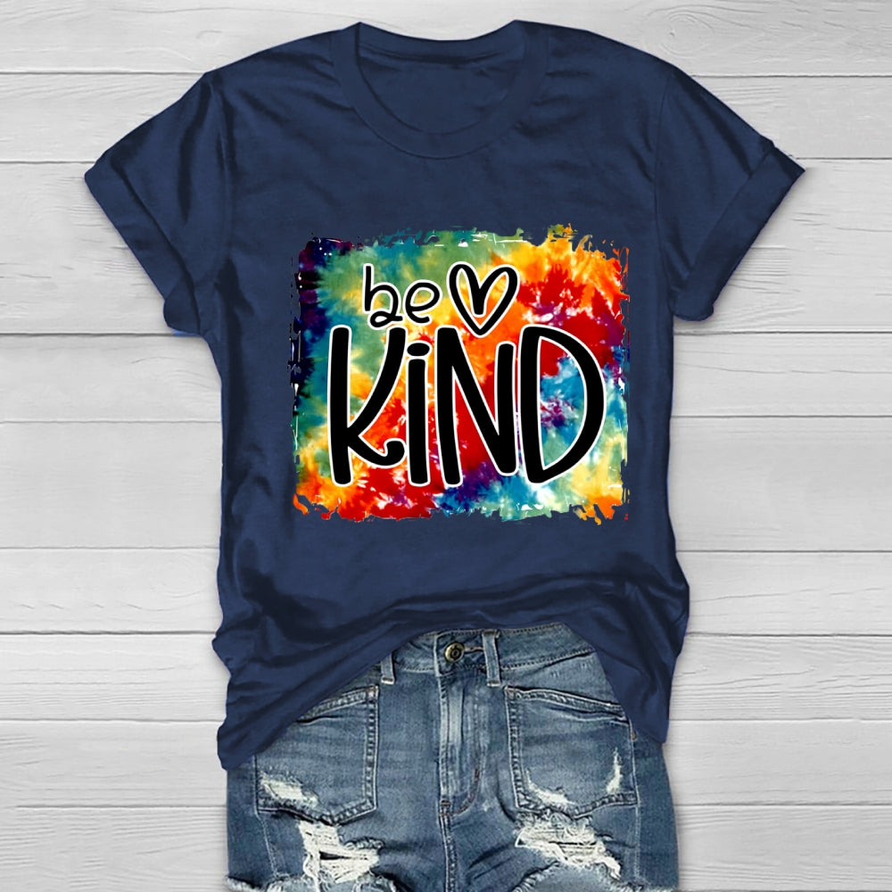 Colorful Background Be Kind T-Shirt