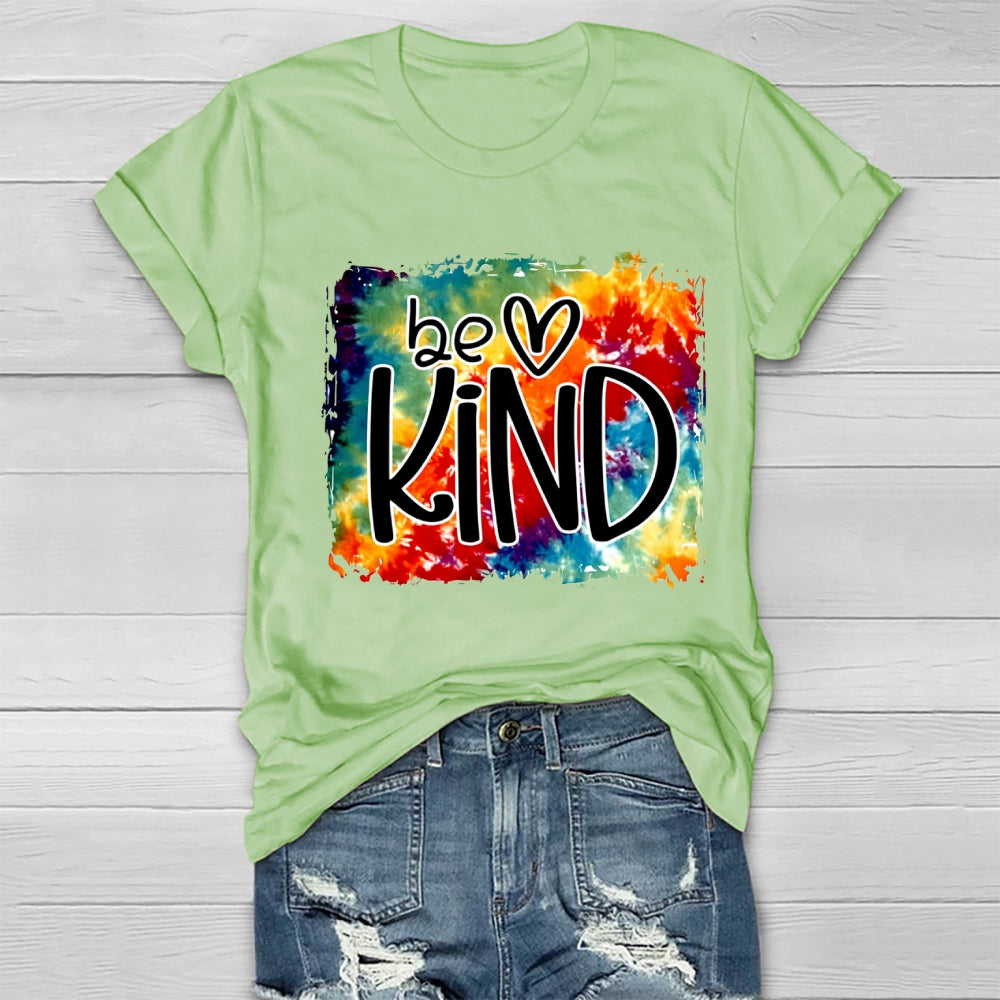 Colorful Background Be Kind T-Shirt