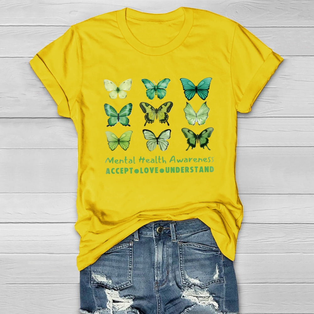 Mental Health Matters Accept  Love Understand T-Shirt