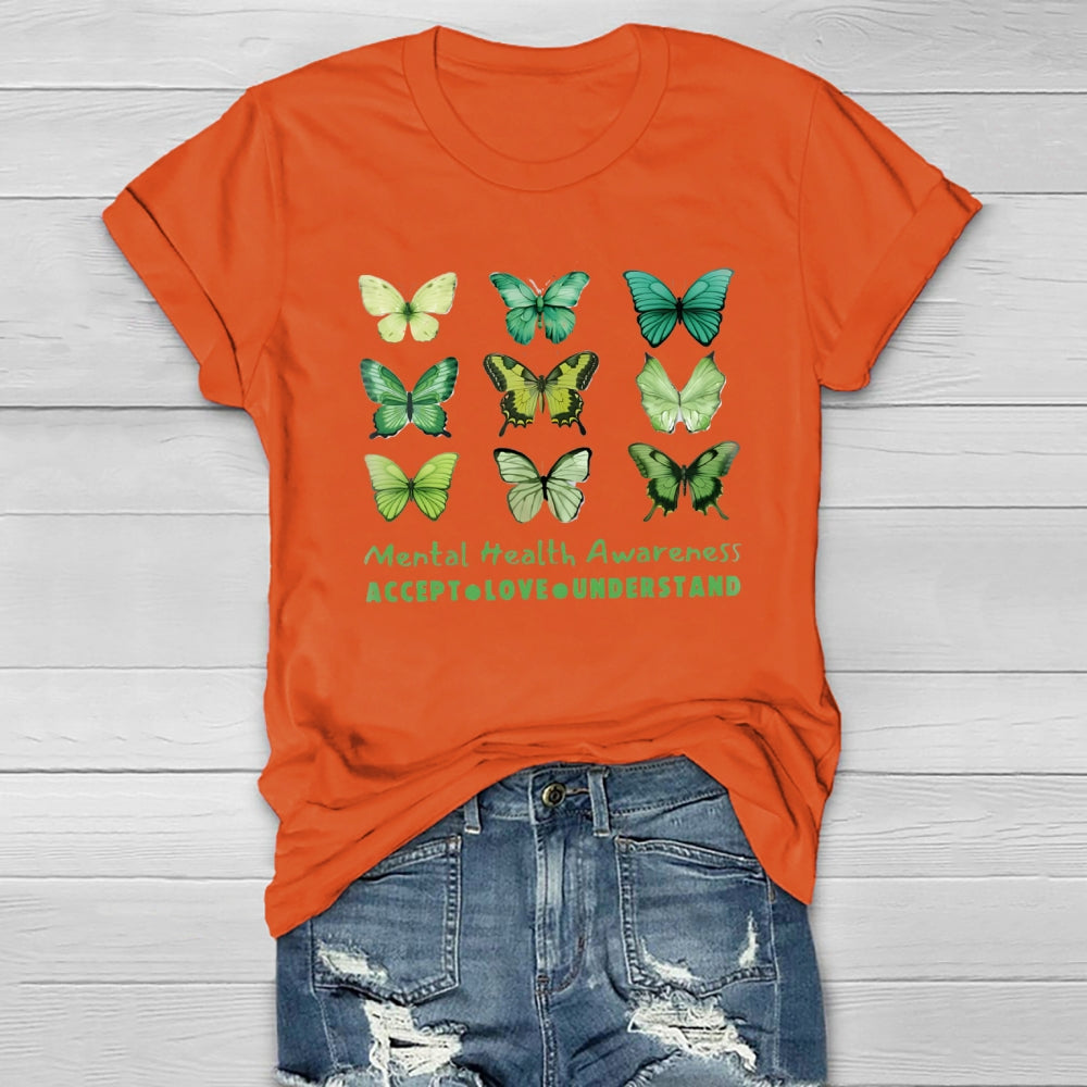 Mental Health Matters Accept  Love Understand T-Shirt