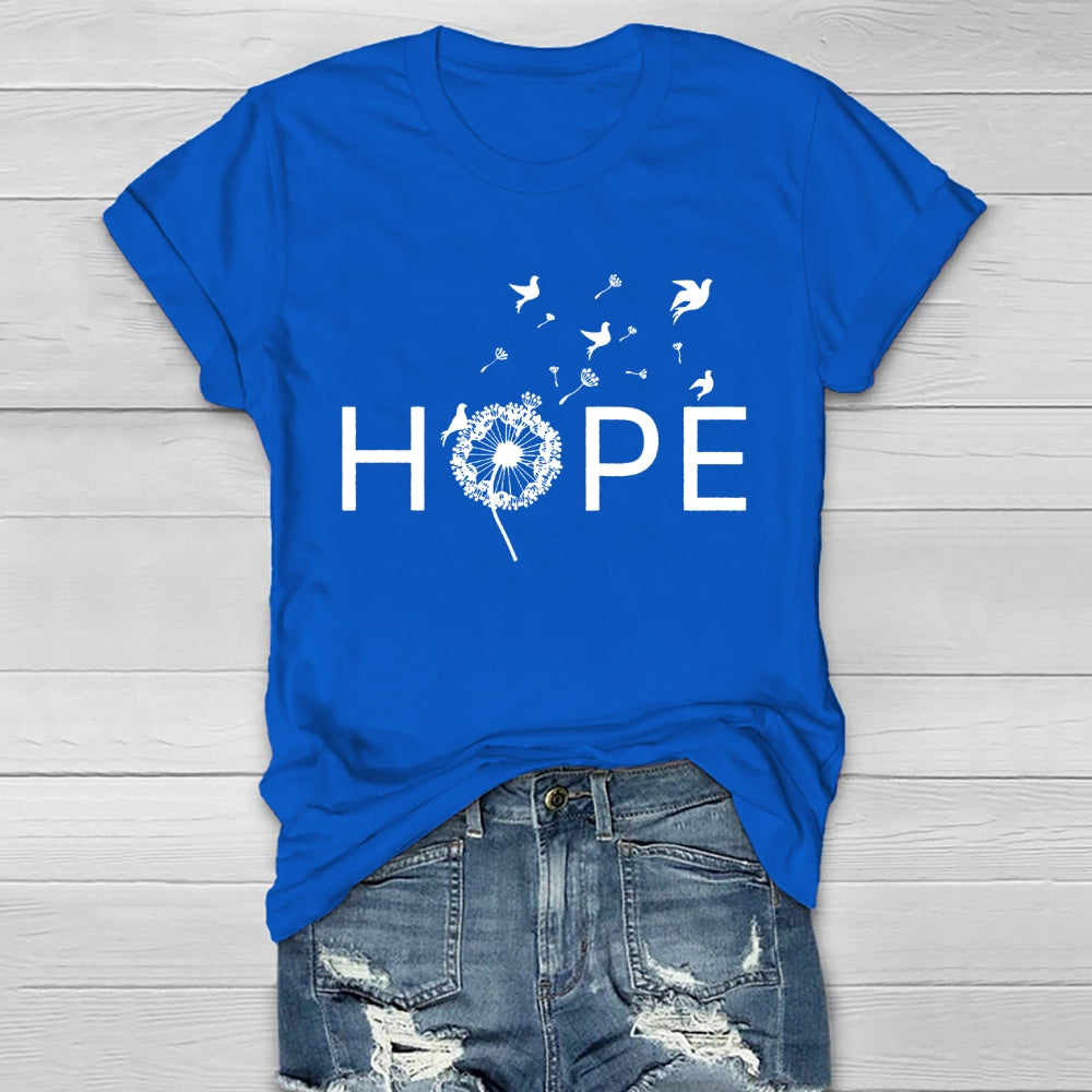 Hope Dandelion Pigeon Healthwear T-shirt