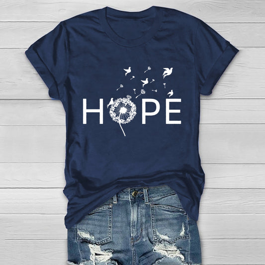 Hope Dandelion Pigeon Healthwear T-shirt