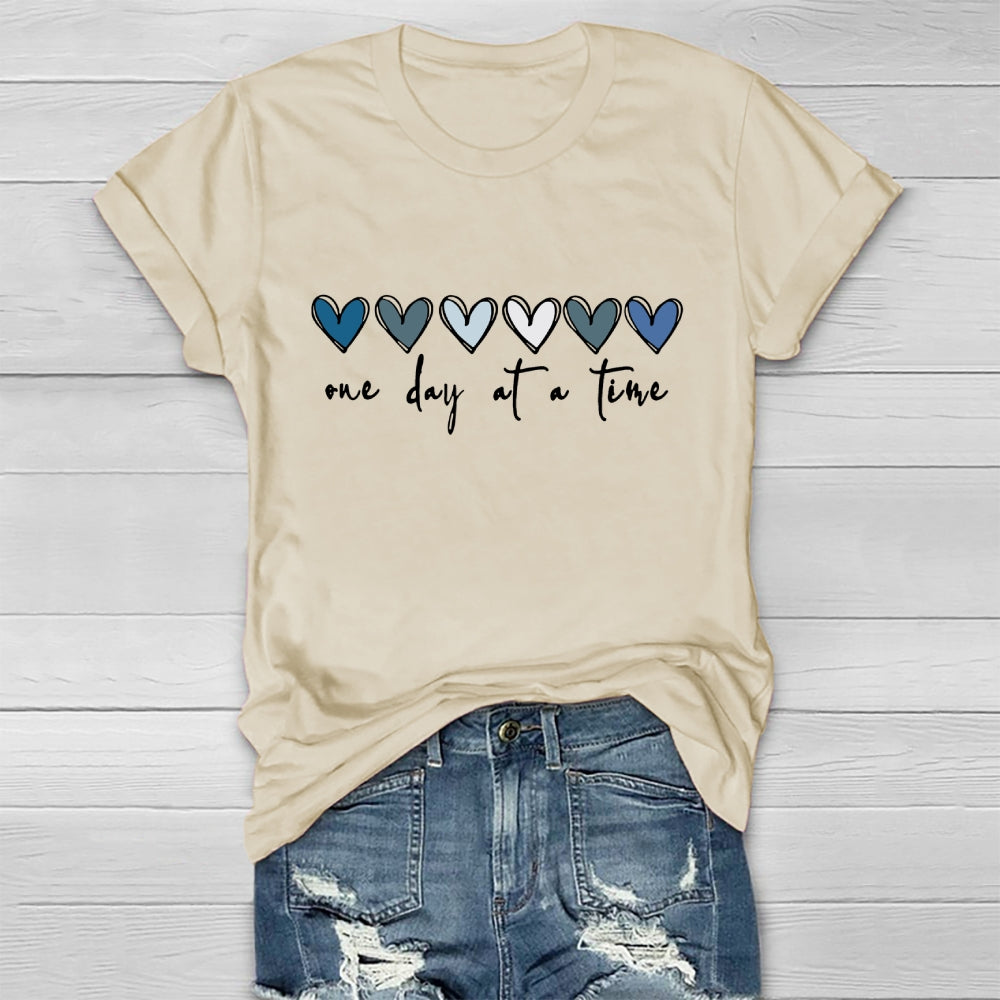 One Day At A Time  Healthwear T-shirt