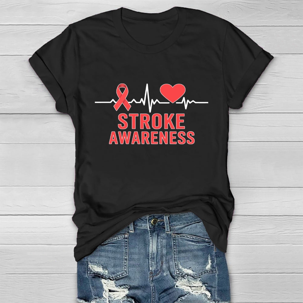 Stroke Awareness Healthwear T-shirt