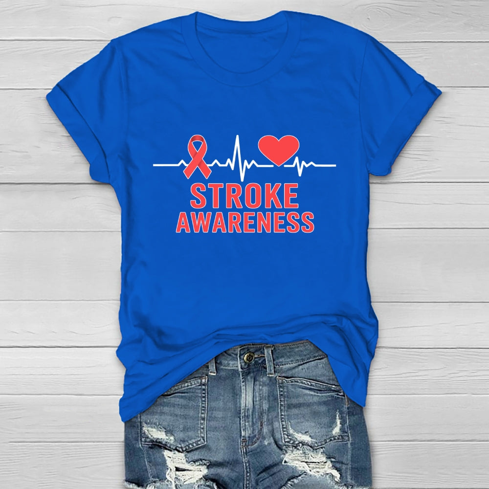 Stroke Awareness Healthwear T-shirt