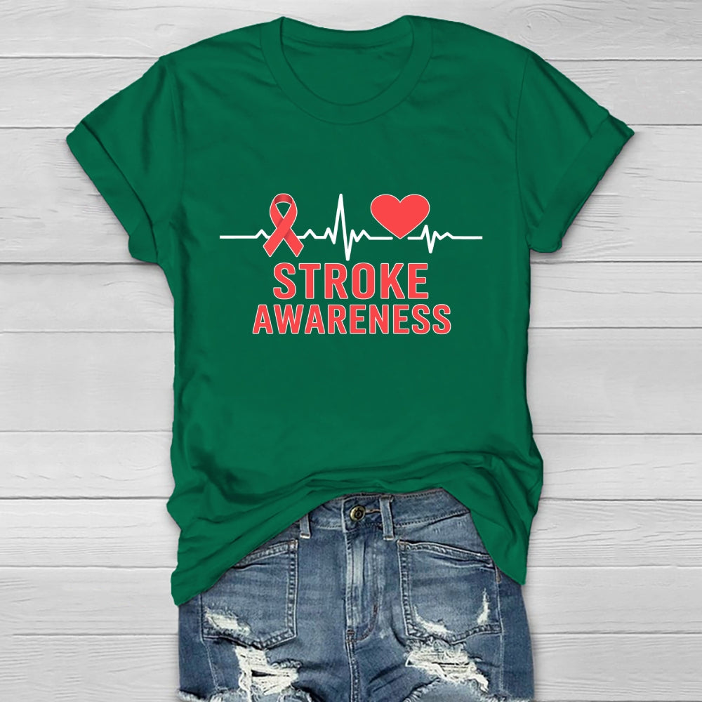 Stroke Awareness Healthwear T-shirt