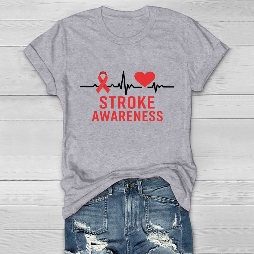Stroke Awareness Healthwear T-shirt
