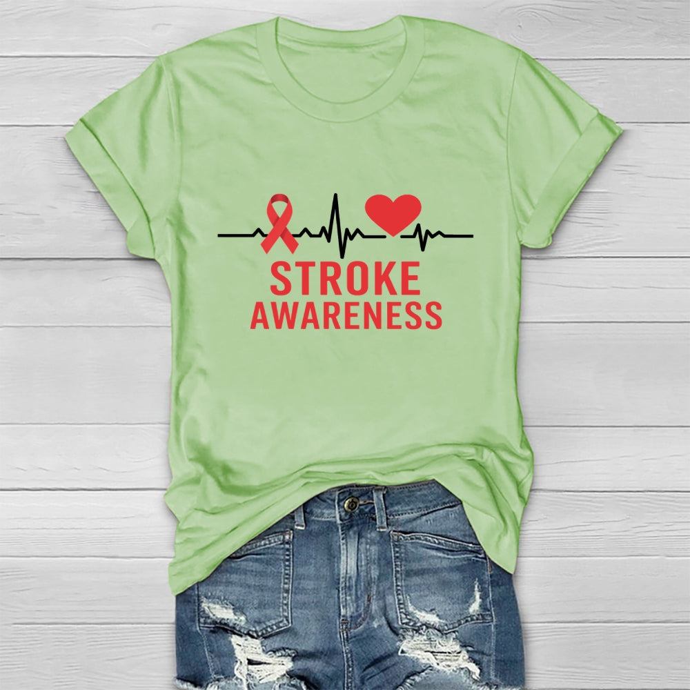 Stroke Awareness Healthwear T-shirt