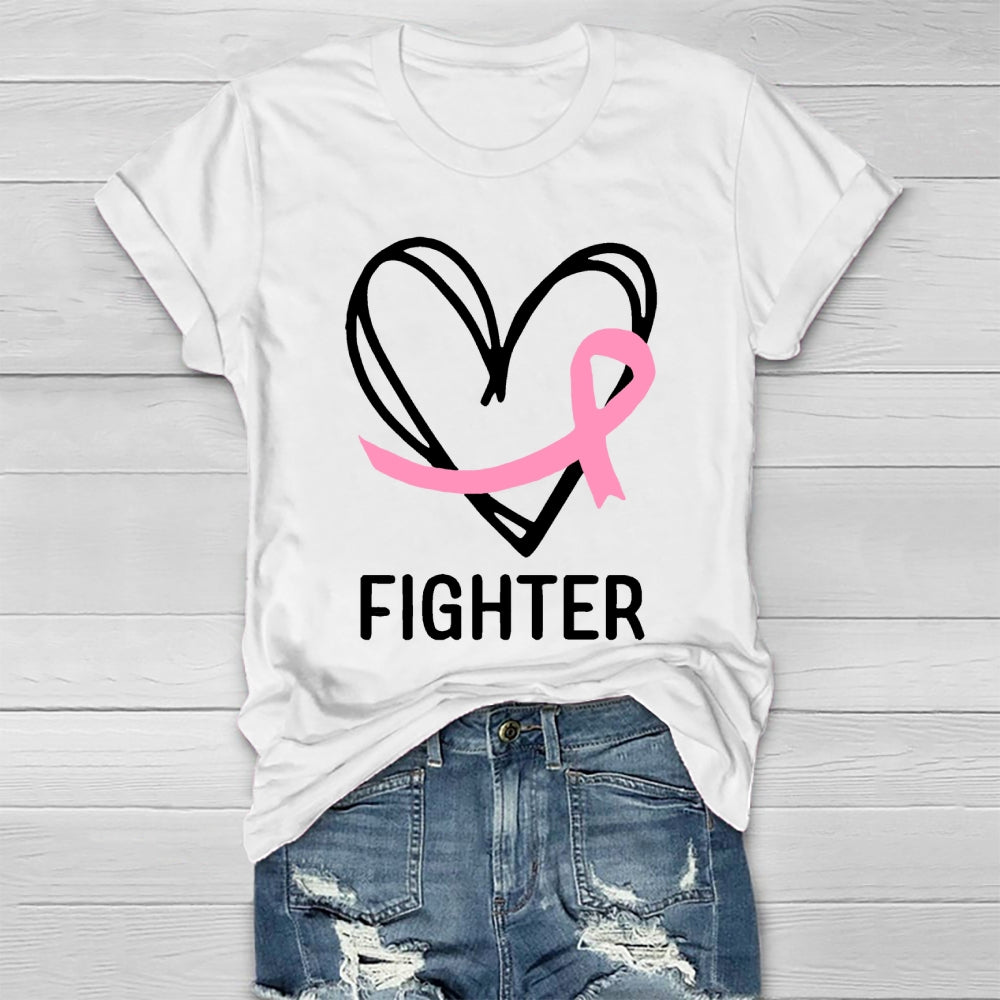 Fight With Heart Breast Cancer  Healthwear T-shirt
