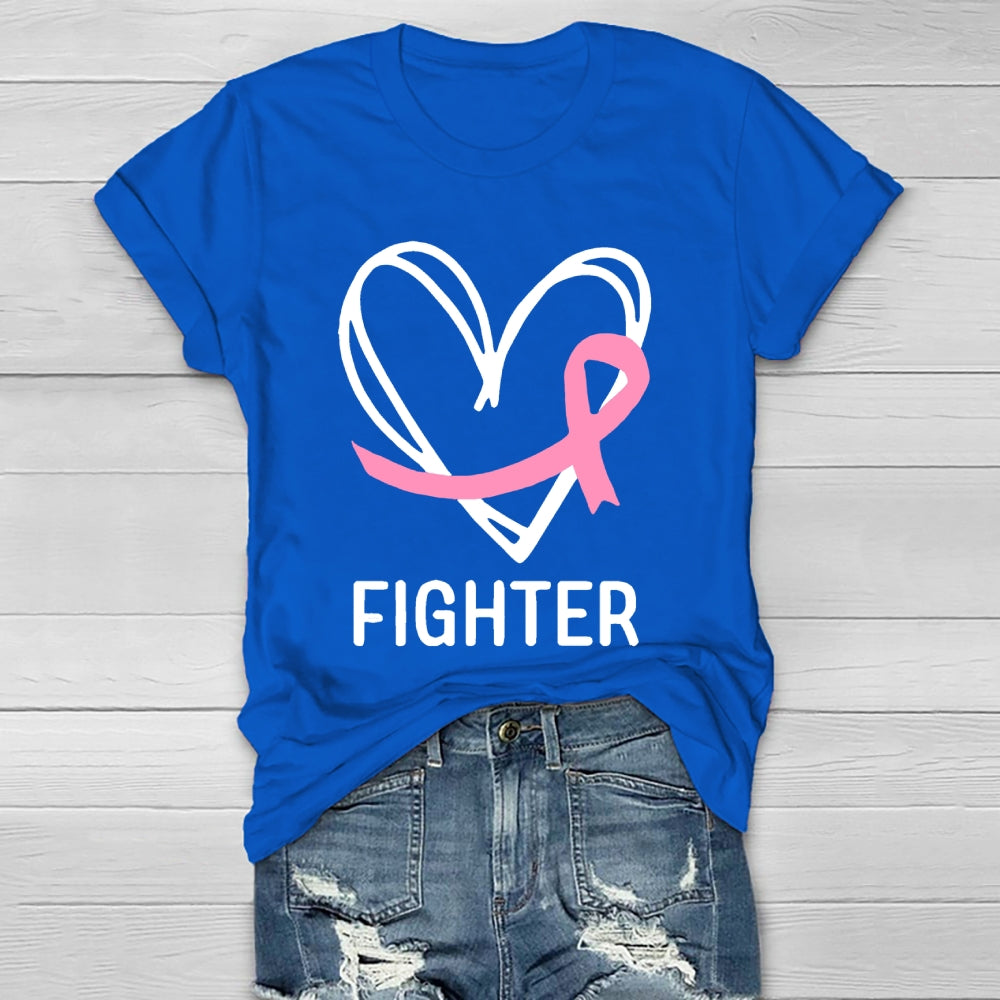 Fight With Heart Breast Cancer  Healthwear T-shirt