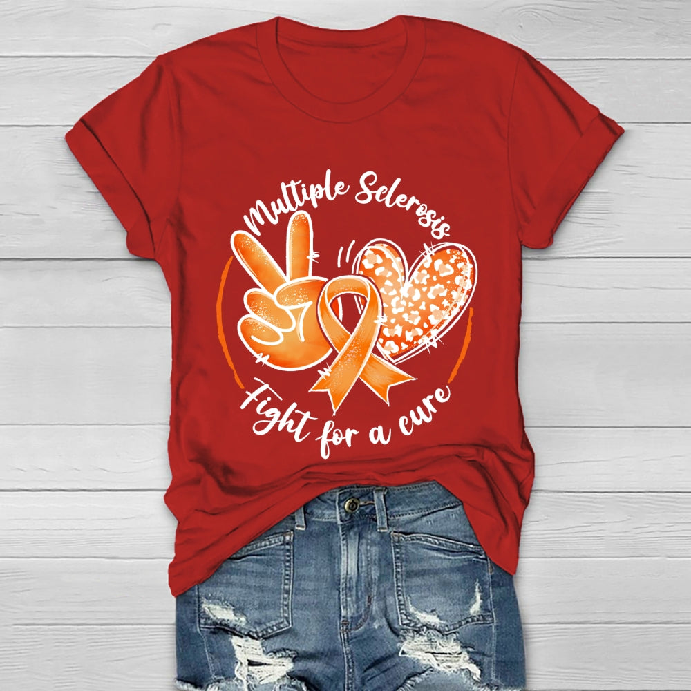Multiple Sclerosis Fight For A Cure  Healthwear T-shirt