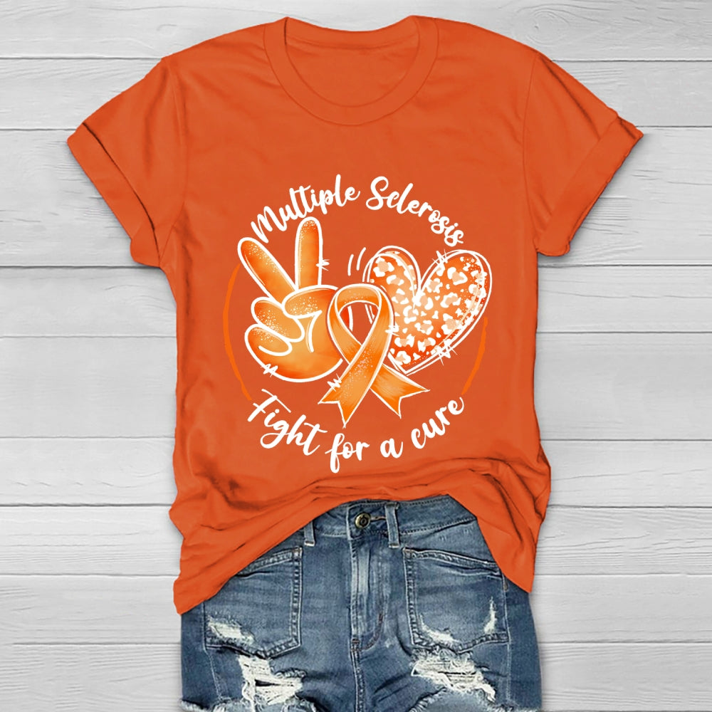 Multiple Sclerosis Fight For A Cure  Healthwear T-shirt