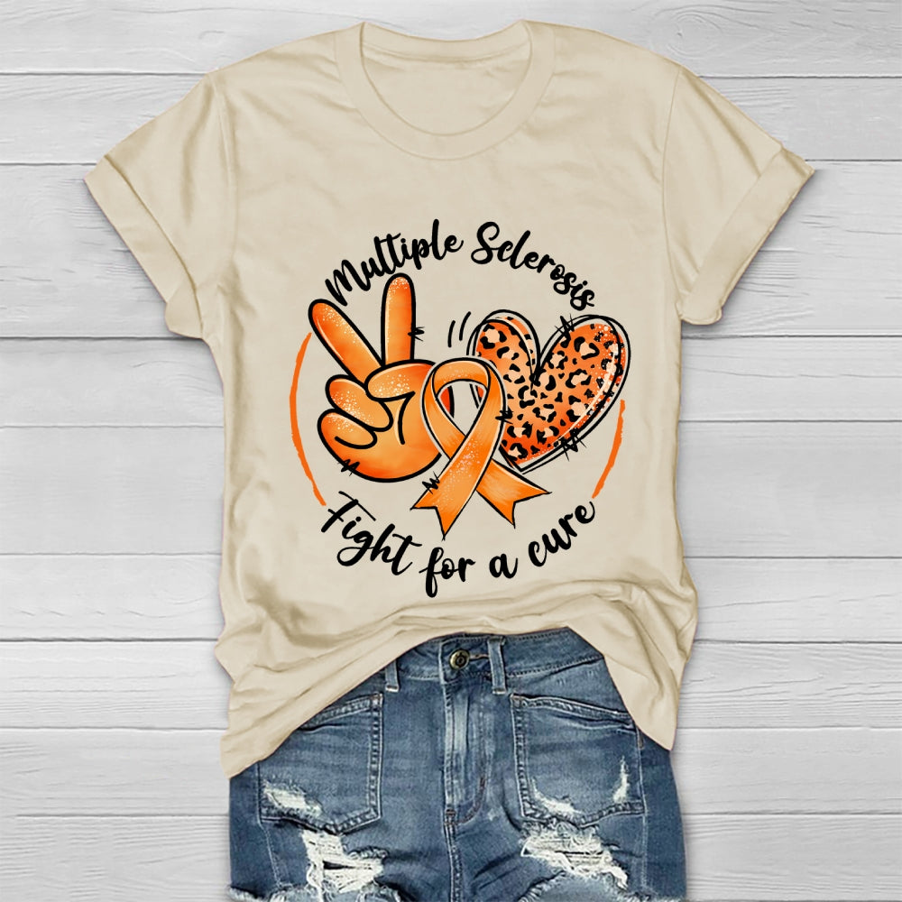 Multiple Sclerosis Fight For A Cure  Healthwear T-shirt