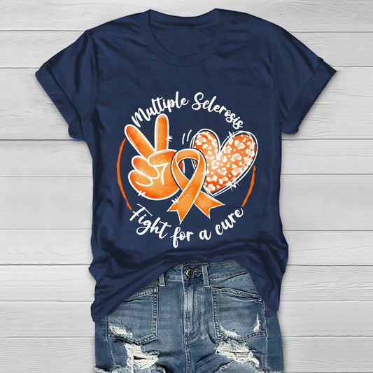 Multiple Sclerosis Fight For A Cure  Healthwear T-shirt