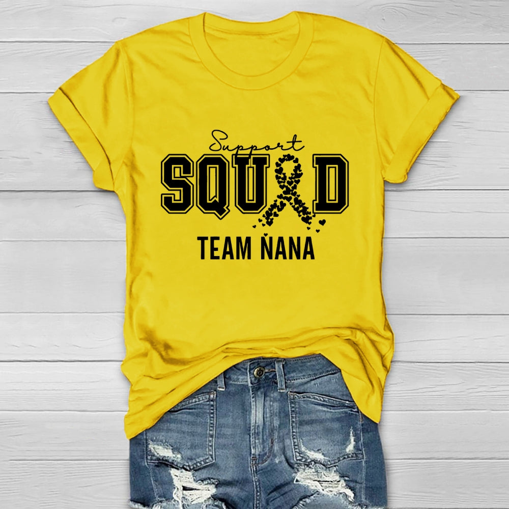 Support Squad Team Nana Healthwear T-shirt