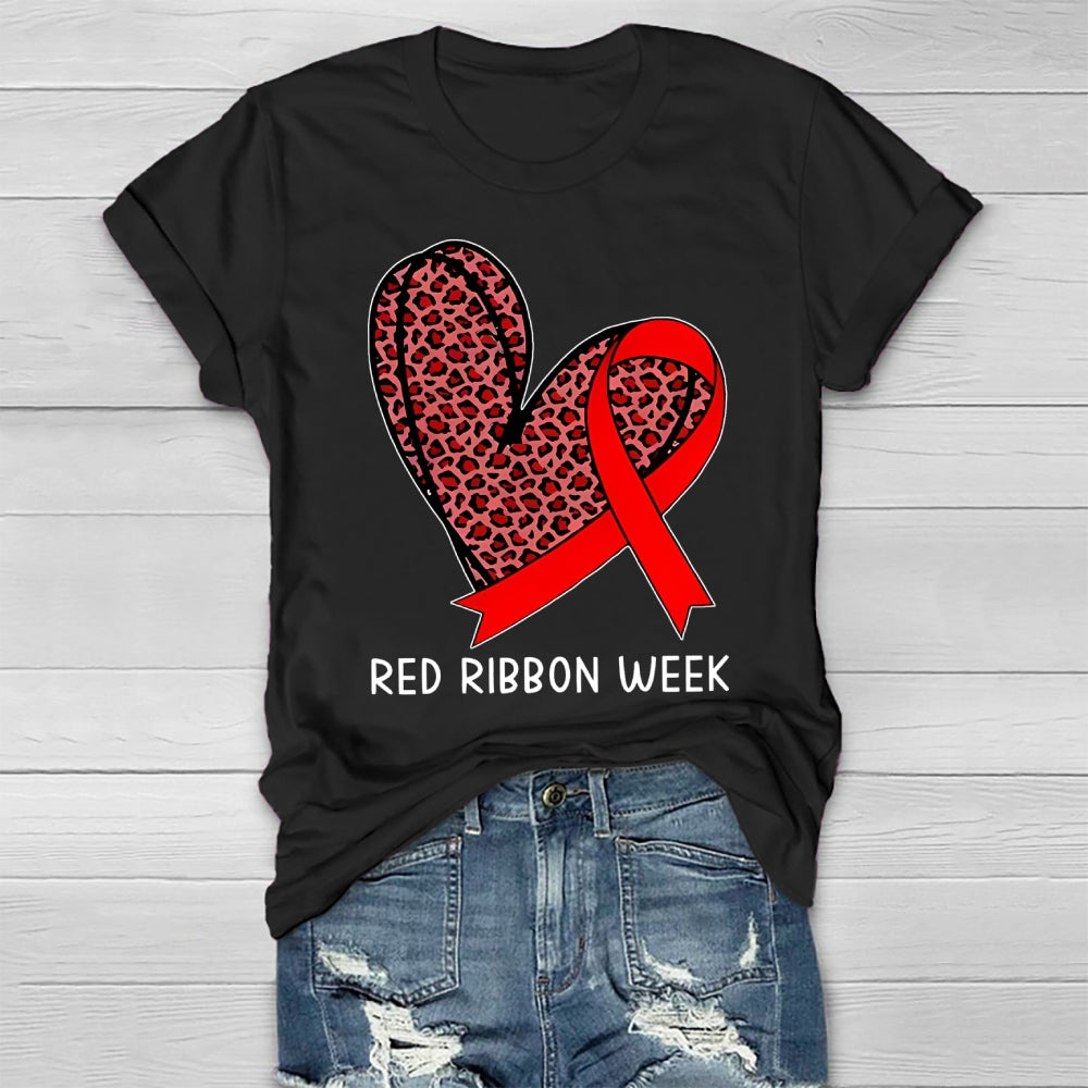 Red Ribbon Week  Healthwear T-shirt
