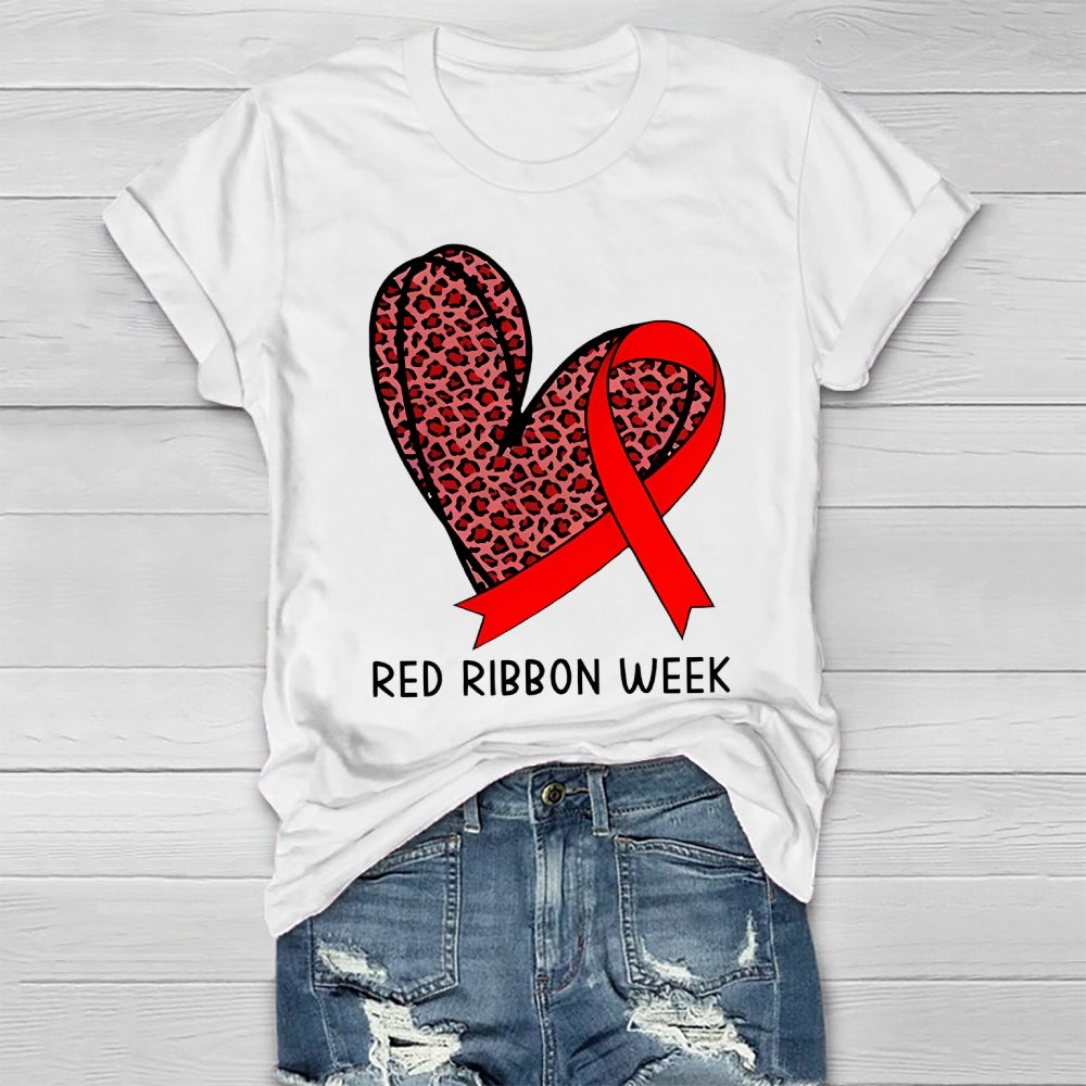 Red Ribbon Week  Healthwear T-shirt