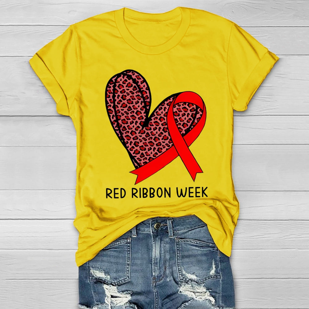 Red Ribbon Week  Healthwear T-shirt