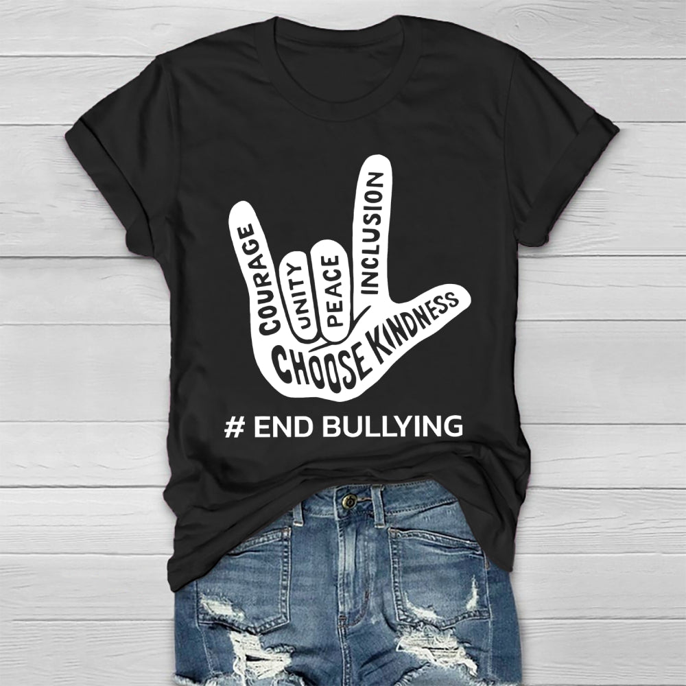 Choose Kindness End Bullying Healthwear T-shirt