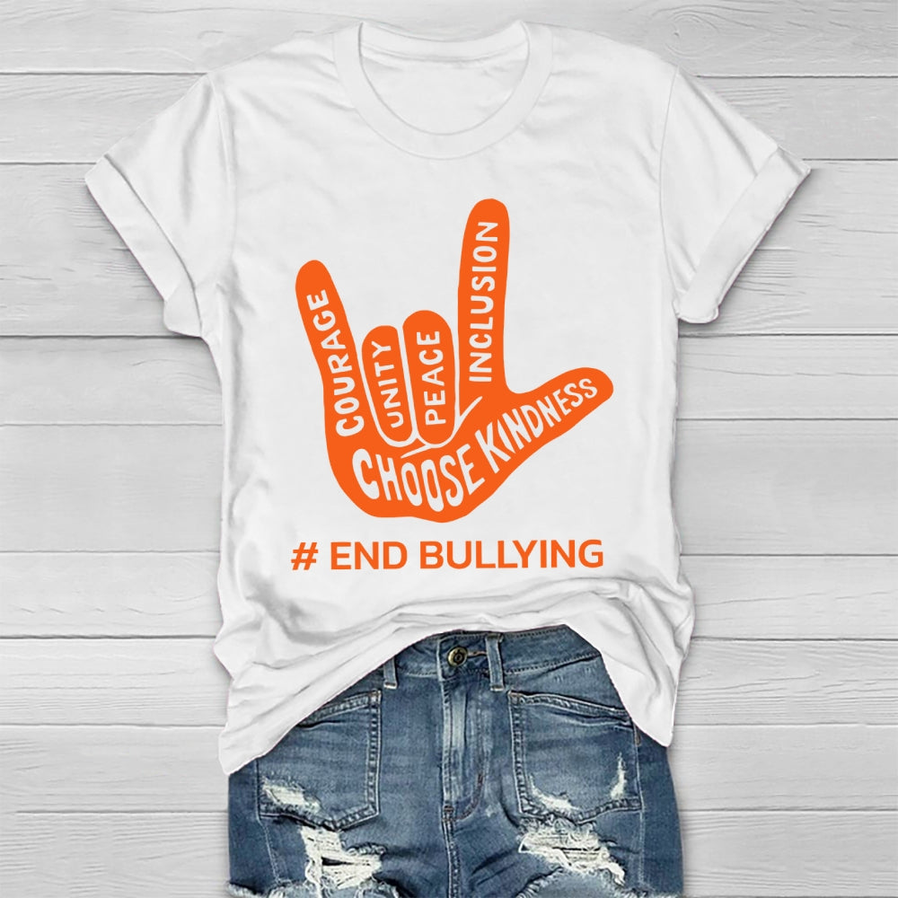 Choose Kindness End Bullying Healthwear T-shirt