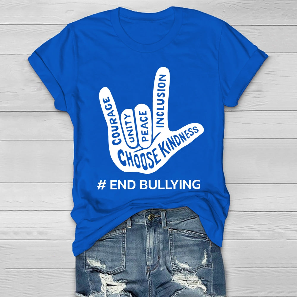 Choose Kindness End Bullying Healthwear T-shirt