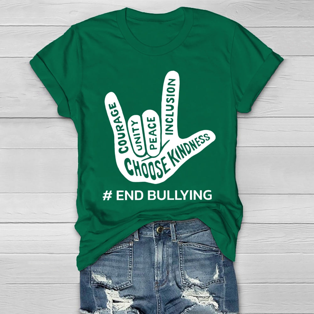 Choose Kindness End Bullying Healthwear T-shirt