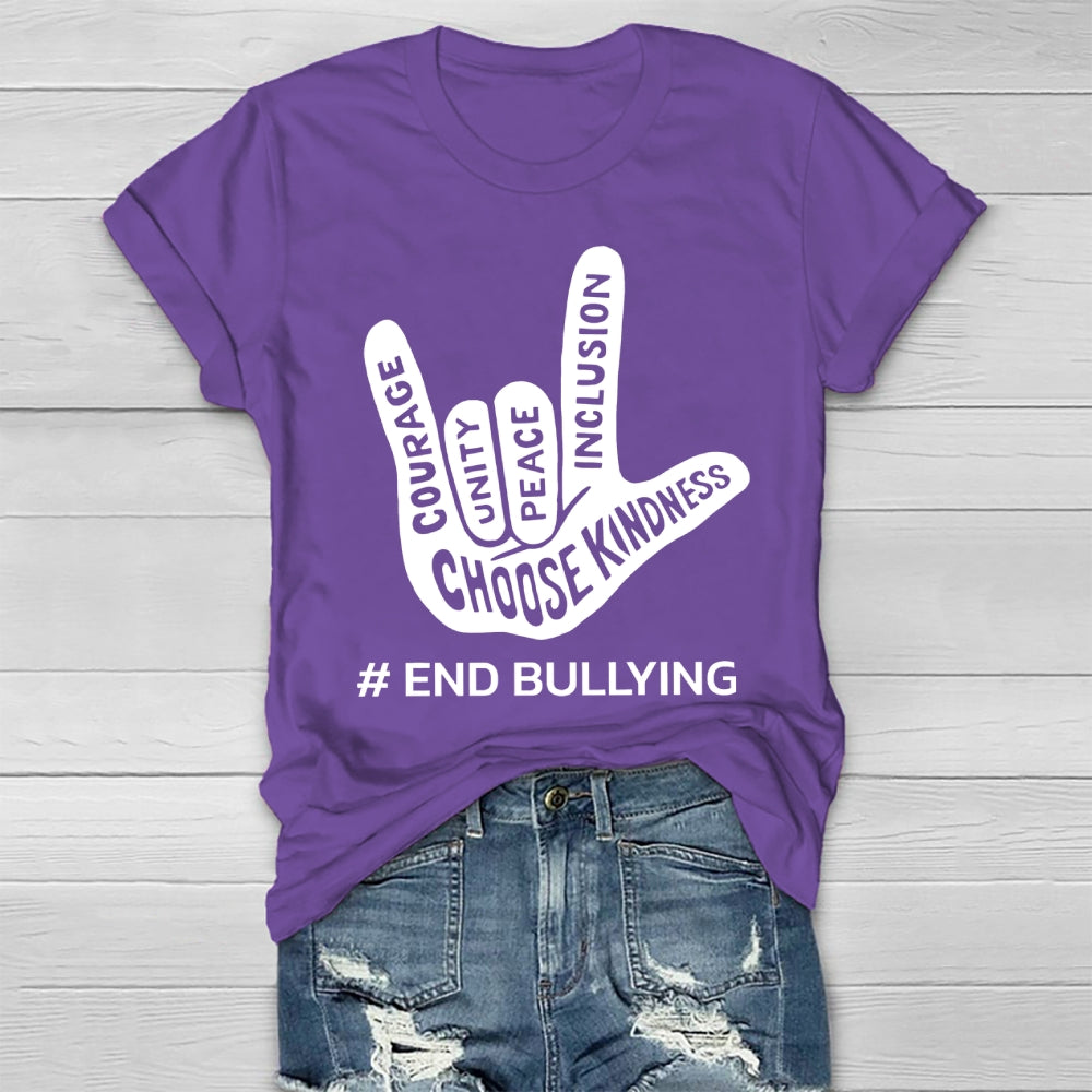 Choose Kindness End Bullying Healthwear T-shirt