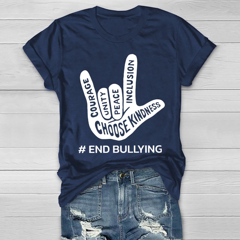Choose Kindness End Bullying Healthwear T-shirt