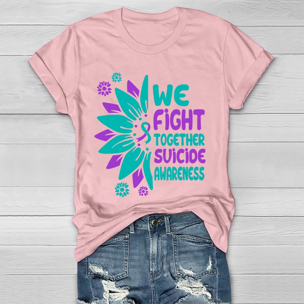 We Fight Together Suicide Awareness Healthwear T-shirt