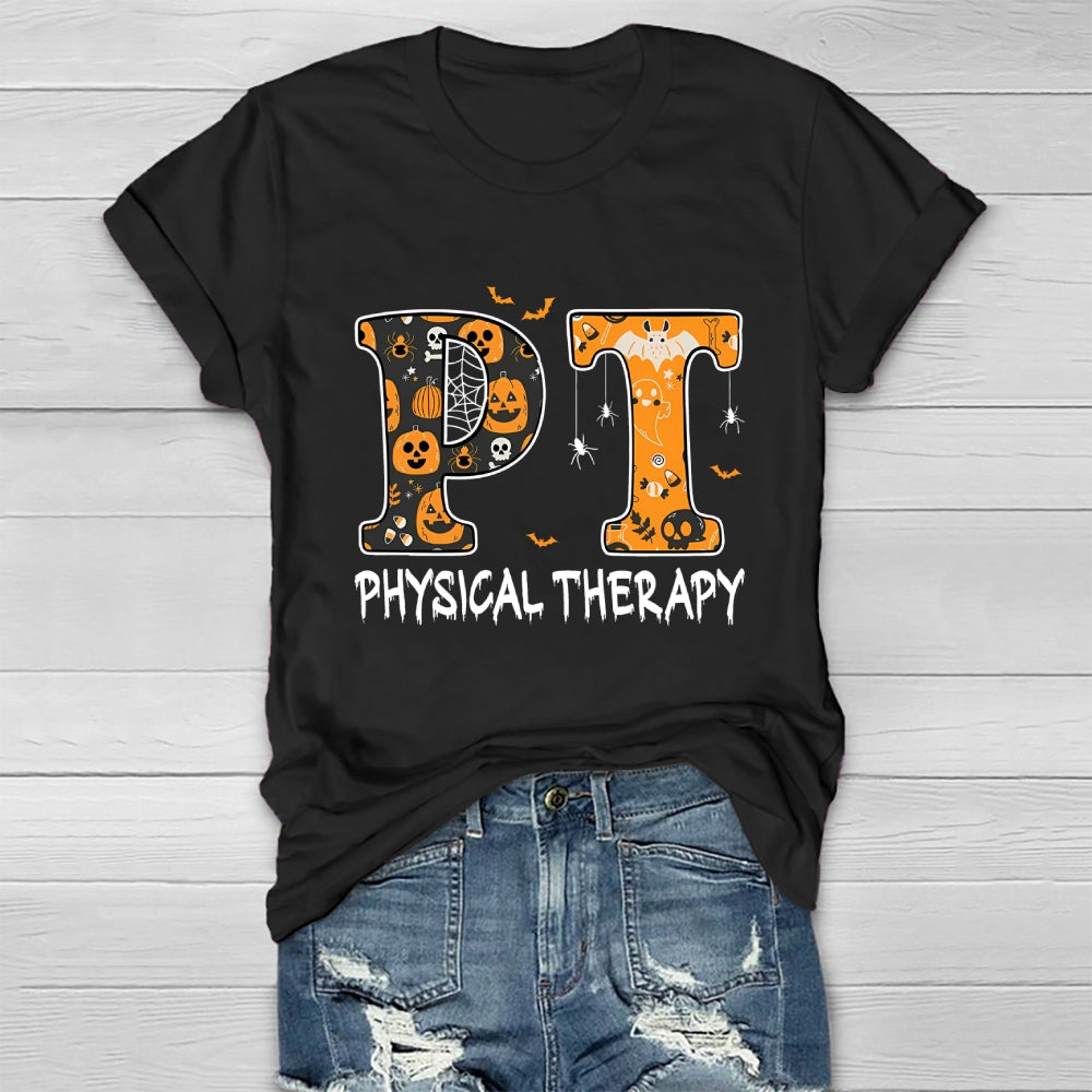 Physical Therapy Halloween Healthwear T-shirt