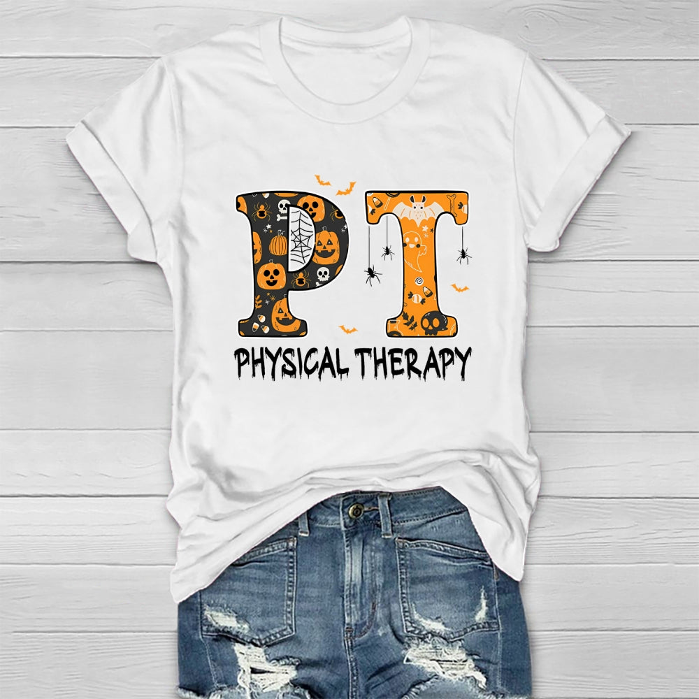 Physical Therapy Halloween Healthwear T-shirt