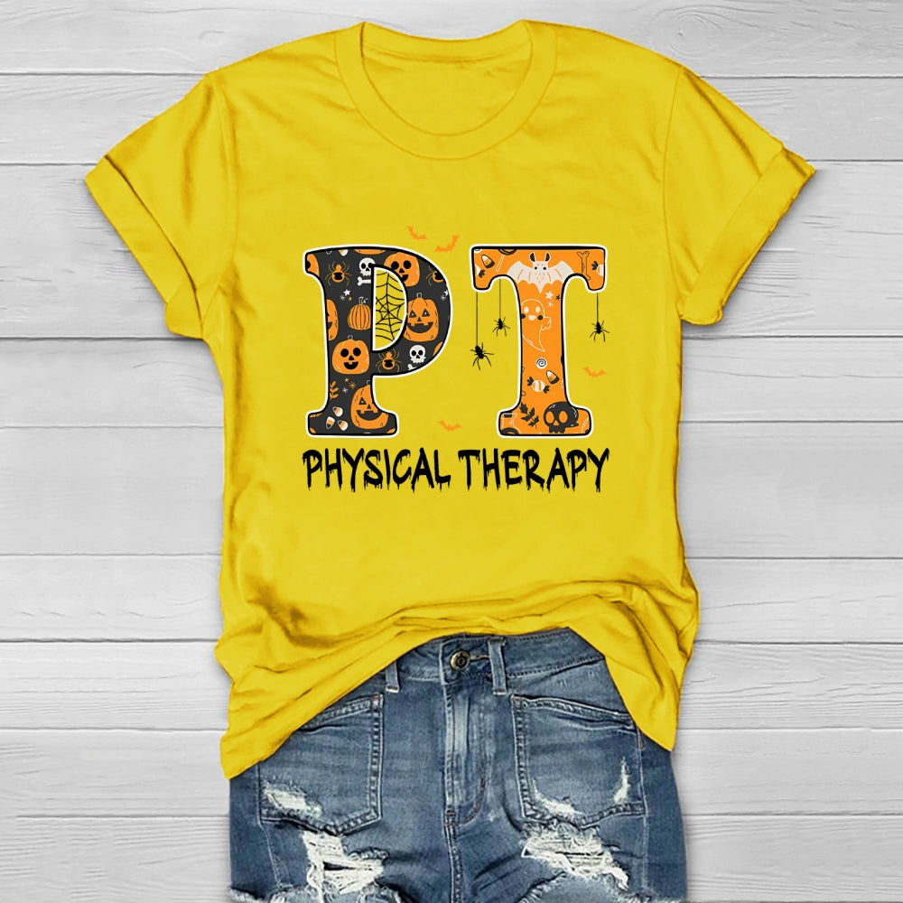 Physical Therapy Halloween Healthwear T-shirt