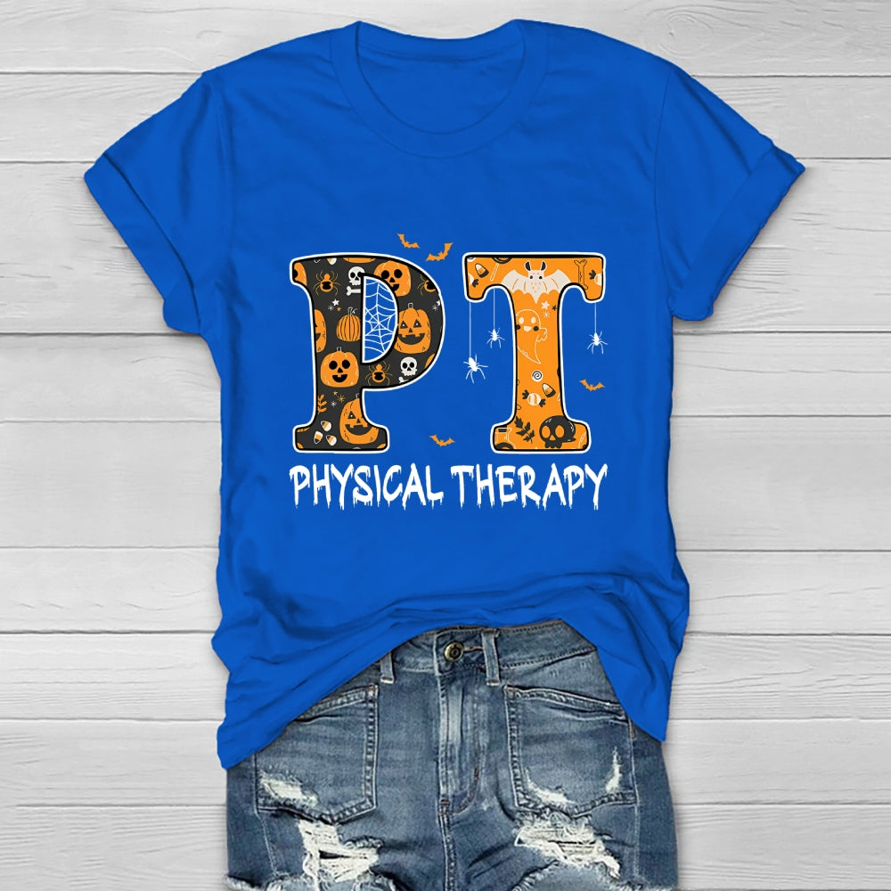 Physical Therapy Halloween Healthwear T-shirt
