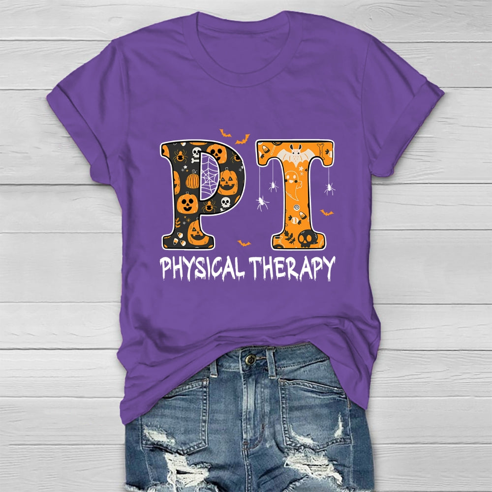 Physical Therapy Halloween Healthwear T-shirt