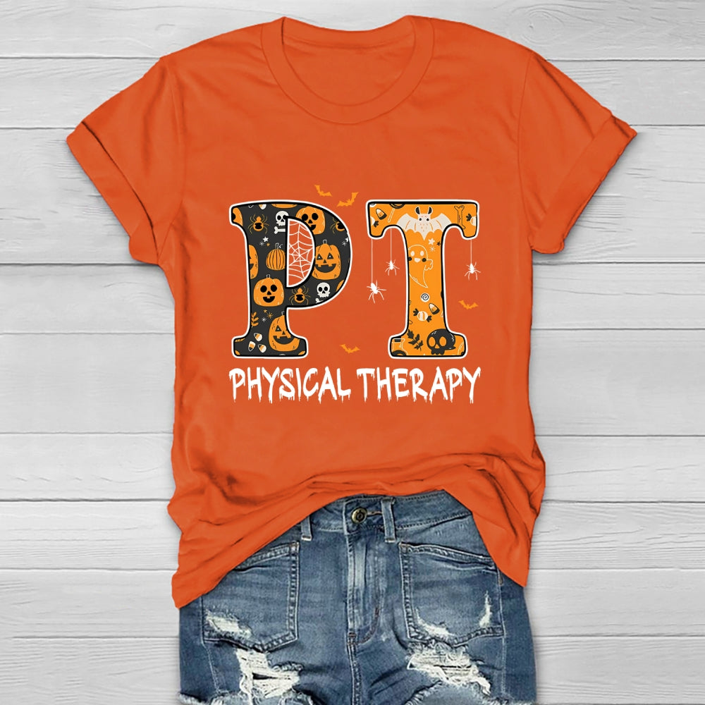Physical Therapy Halloween Healthwear T-shirt
