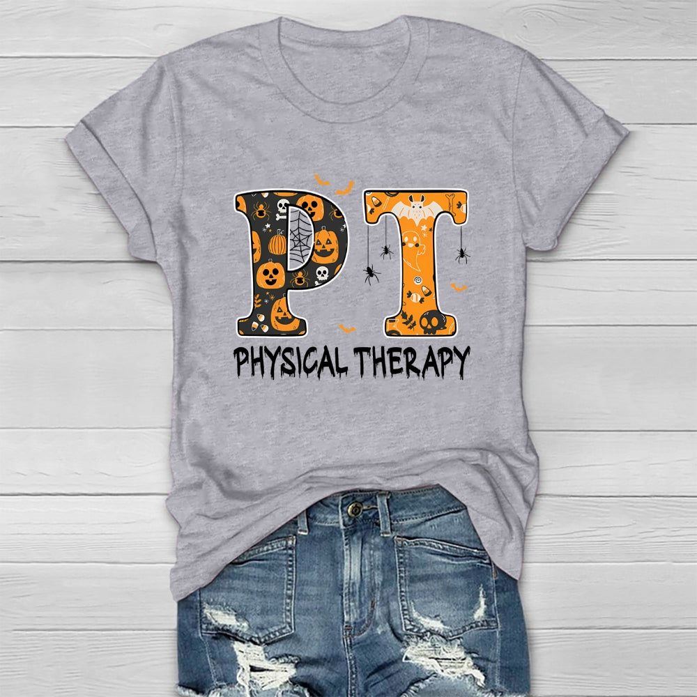 Physical Therapy Halloween Healthwear T-shirt