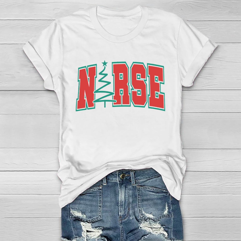 Christmas Nurse Healthwear T-Shirt