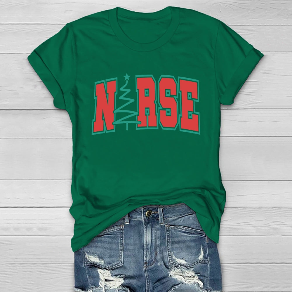 Christmas Nurse Healthwear T-Shirt
