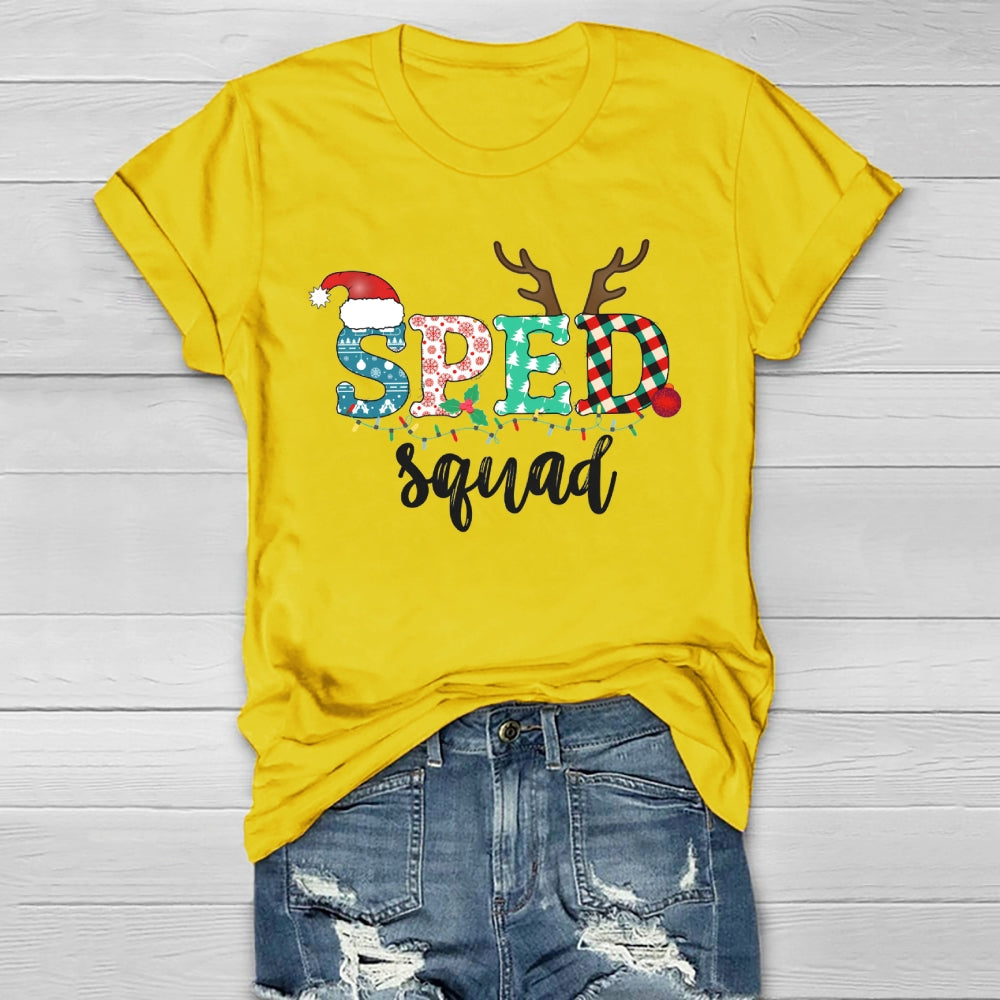 Christmas Sped Squad Healthwear T-Shirt