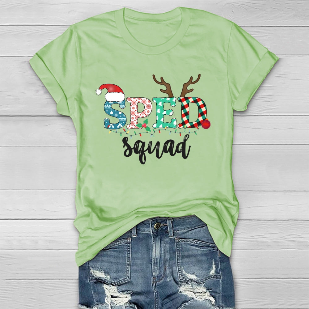 Christmas Sped Squad Healthwear T-Shirt