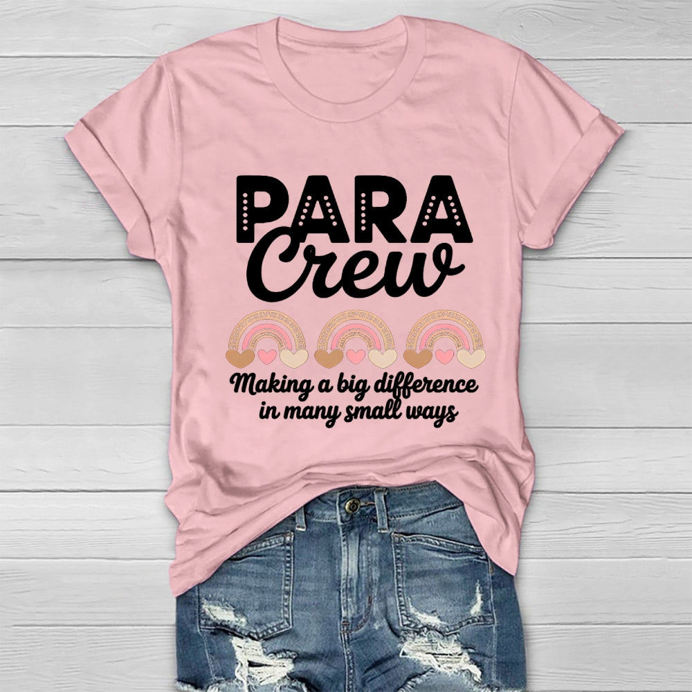 Para Crew Making A Big Difference Healthwear T-Shirt