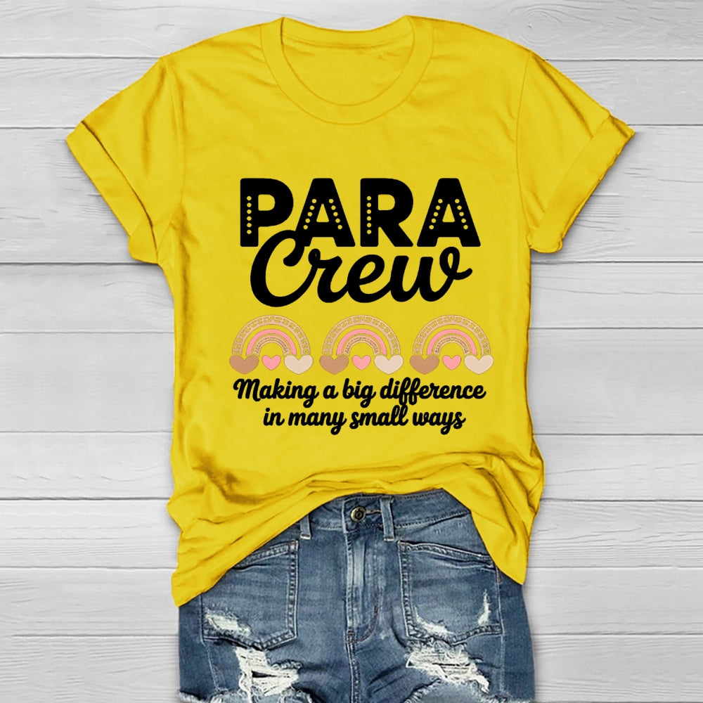 Para Crew Making A Big Difference Healthwear T-Shirt