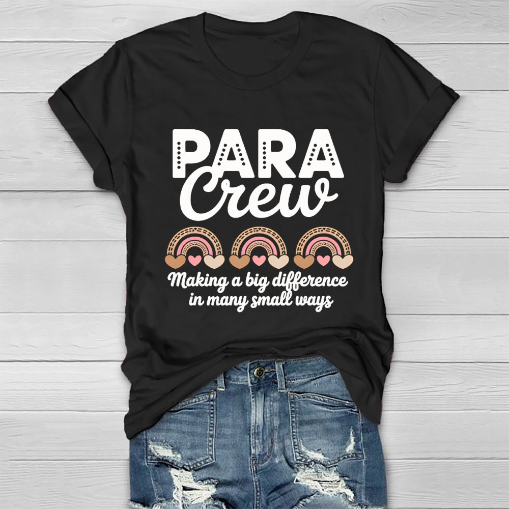 Para Crew Making A Big Difference Healthwear T-Shirt