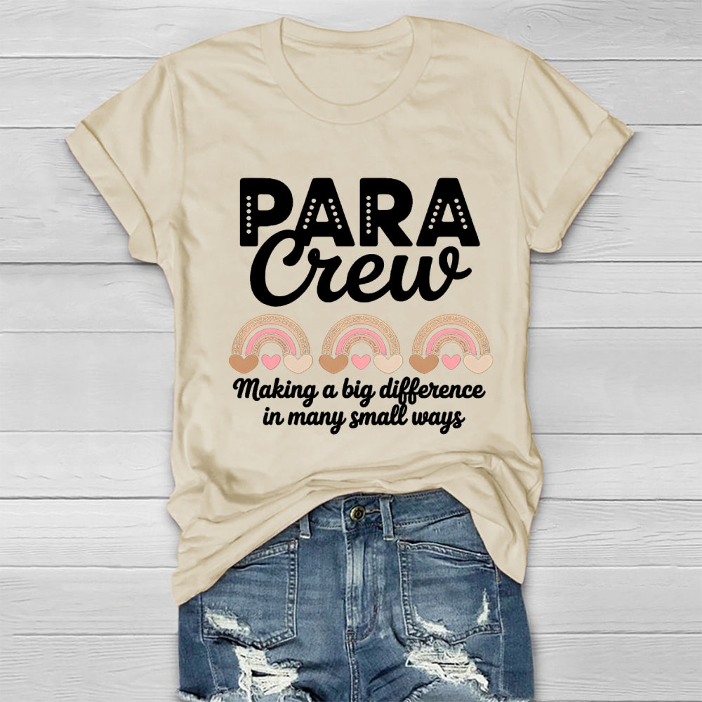 Para Crew Making A Big Difference Healthwear T-Shirt