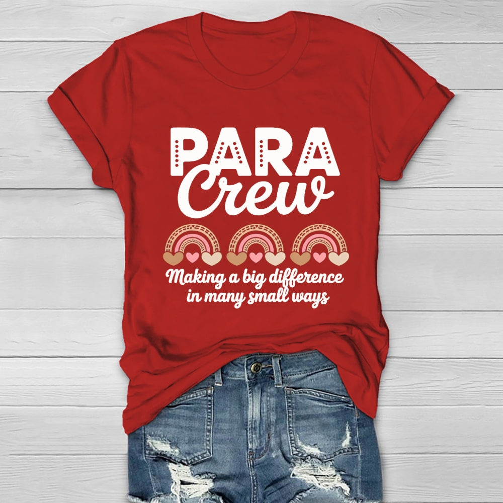 Para Crew Making A Big Difference Healthwear T-Shirt