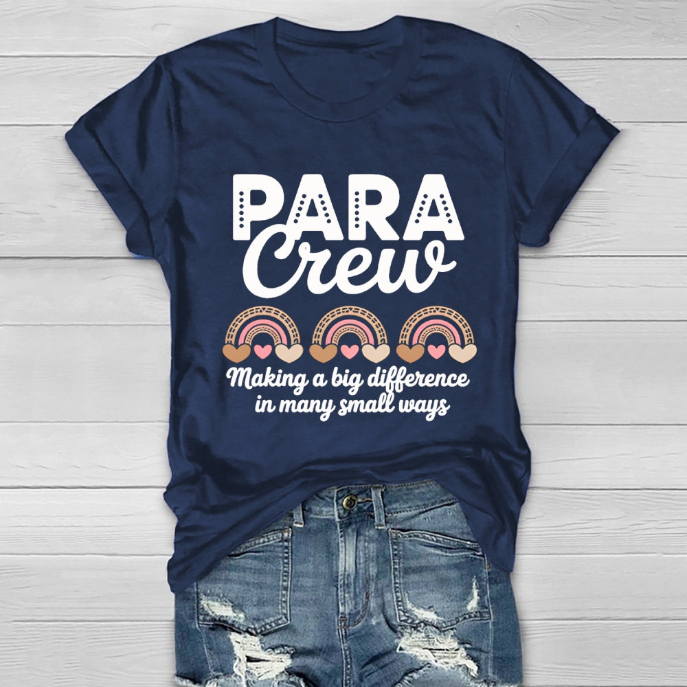 Para Crew Making A Big Difference Healthwear T-Shirt