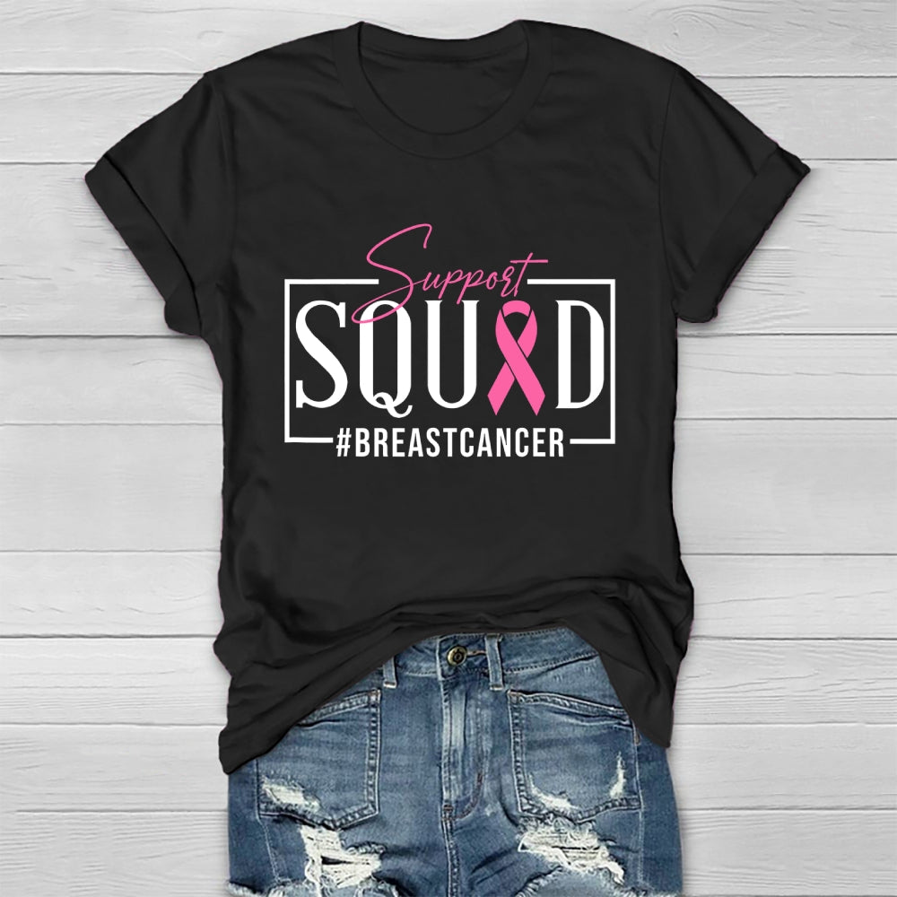 Support Squad Breast Cancer  Healthwear T-shirt