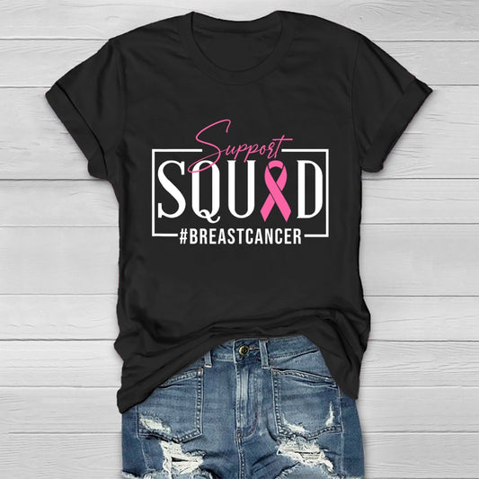 Support Squad Breast Cancer  Healthwear T-shirt