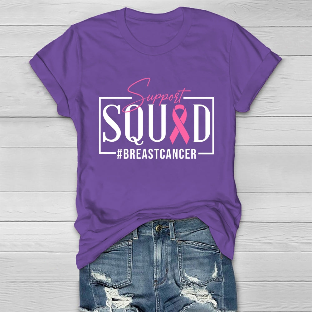 Support Squad Breast Cancer  Healthwear T-shirt