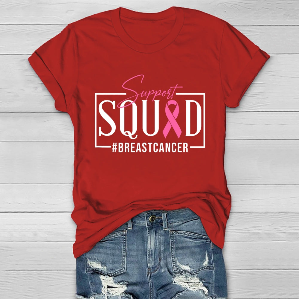 Support Squad Breast Cancer  Healthwear T-shirt
